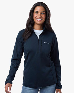 Columbia 213624 Women's Essential Hike™ Grid Fleece Half-Zip Pullover at GotApparel