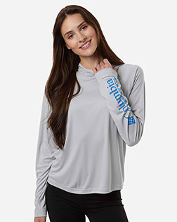 Columbia 216061 Women's PFG Tidal Tee™ Hooded Long Sleeve at GotApparel