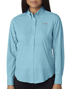 Custom Embroidered Columbia 7278 Ladies 2.4 oz Tamiami II Long-Sleeve Shirt at GotApparel