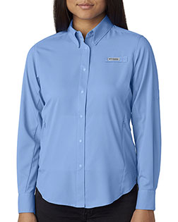 Custom Embroidered Columbia 7278 Ladies 2.4 oz Tamiami II Long-Sleeve Shirt at GotApparel