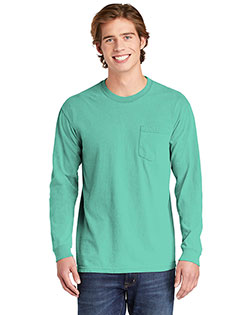 Comfort Colors 4410 Men Heavyweight Ring Spun Long Sleeve Pocket Tee at GotApparel