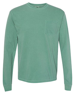 Comfort Colors 4410 Men Heavyweight Ring Spun Long Sleeve Pocket Tee at GotApparel