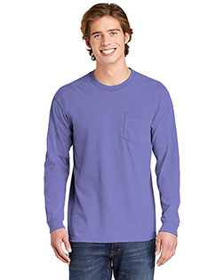 COMFORT COLORS<sup> ®</sup> Heavyweight Ring Spun Long Sleeve Pocket Tee. 4410 at GotApparel