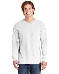 Comfort Colors 4410 Men Heavyweight Ring Spun Long Sleeve Pocket Tee at GotApparel