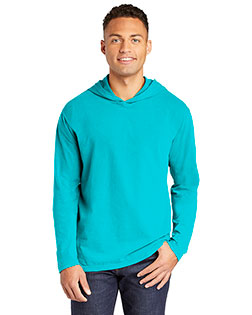 COMFORT COLORS<sup> ®</sup> Heavyweight Ring Spun Long Sleeve Hooded Tee. 4900 at GotApparel