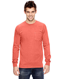 Comfort Colors C4410 Men 6.1 Oz. Long-Sleeve Pocket T-Shirt at GotApparel