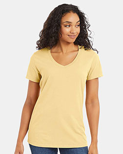 ComfortWash by Hanes GDH125 Ladies' V-Neck T-Shirt at GotApparel