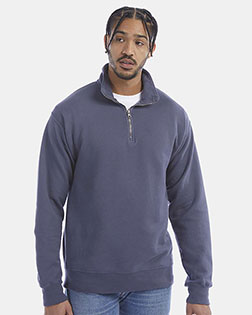 ComfortWash by Hanes GDH425 Unisex Quarter-Zip Sweatshirt at GotApparel
