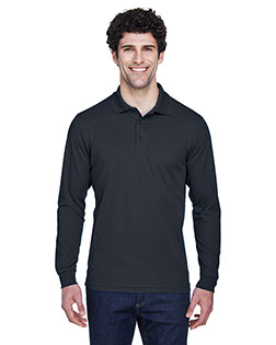 Core 365 88192 Men Pinnacle Performance Long-Sleeve Pique Polo at GotApparel