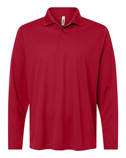 Core 365 CE108L Men's Nova Performance Long Sleeve Pique Polo at GotApparel