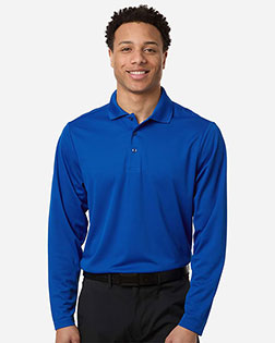 Core 365 CE108L Men's Nova Performance Long Sleeve Pique Polo at GotApparel