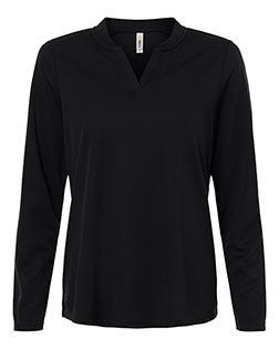 Core 365 CE108LW Women's Nova Performance Long Sleeve Pique Polo at GotApparel