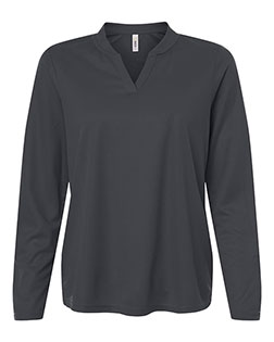 Core 365 CE108LW Women's Nova Performance Long Sleeve Pique Polo at GotApparel