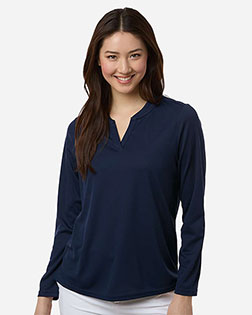 Core 365 CE108LW Women's Nova Performance Long Sleeve Pique Polo at GotApparel