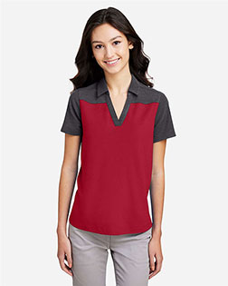 Core 365 CE112CW Ladies' Fusion ChromaSoft Colorblock Polo at GotApparel