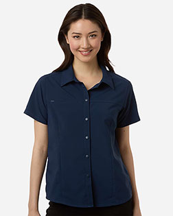 Core 365 CE520W Women's UltraUVP Shoreline Short Sleeve Staff Shirt at GotApparel