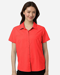 Core 365 CE520W Women's UltraUVP Shoreline Short Sleeve Staff Shirt at GotApparel