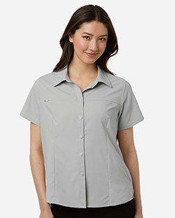 Core 365 CE520W Women's UltraUVP Shoreline Short Sleeve Staff Shirt at GotApparel