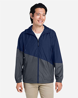 Core 365 CE710 Unisex Techno Lite Colorblock Windbreaker at GotApparel