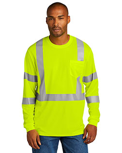 Cornerstone CS203 Men  ® Ansi 107 Class 3 Mesh Long Sleeve Tee. at GotApparel