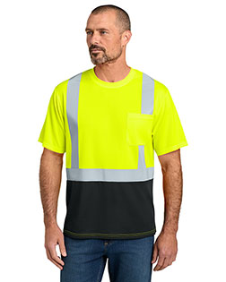 CornerStone CS205 ® ANSI 107 Class 2 Short Sleeve Mesh Blocked Tee at GotApparel