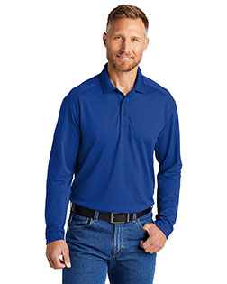 CornerStone Select Lightweight Snag-Proof Long Sleeve Polo CS418LS at GotApparel