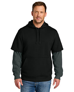 CornerStone CSF632 ® Tough Fleece Layered Hoodie at GotApparel