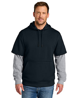 CornerStone CSF632 ® Tough Fleece Layered Hoodie at GotApparel