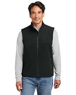 CornerStone CSF751 ® Fleece Overlay Vest at GotApparel