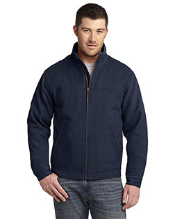 Cornerstone  CSJ40 Men Washed Duck Cloth Flannel-Lined Work Jacket at GotApparel
