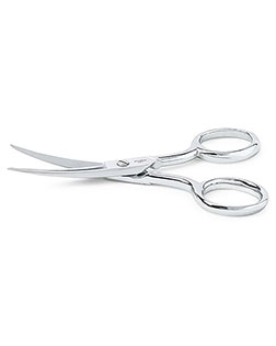 Custom Embroidered Decoration Supplies SCPNT Gingher Curved Blade Sharp Point Scissors at GotApparel