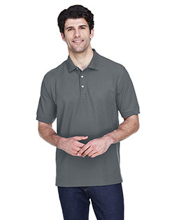 Devon & Jones Classic D100 Men Pima Pique Short-Sleeve Polo at GotApparel