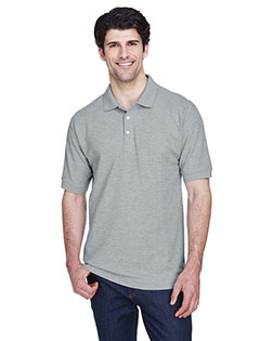 Devon & Jones Classic D100 Men Pima Pique Short-Sleeve Polo at GotApparel