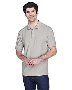 Devon & Jones Classic D100 Men Pima Pique Short-Sleeve Polo at GotApparel