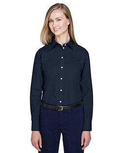 Devon & Jones Classic D620W Women Crown Collection Solid Broadcloth at GotApparel