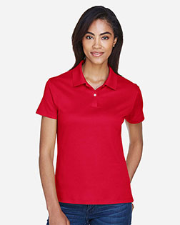 Devon & Jones Classic DG200W Women Pima-Tech Jet Pique Polo at GotApparel