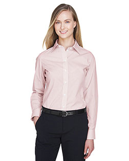 Devon & Jones Classic DG510W Women Crown Collection Micro Tattersall at GotApparel