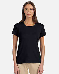 Devon & Jones Classic DP182W Women Perfect Fit Shell T-Shirt at GotApparel