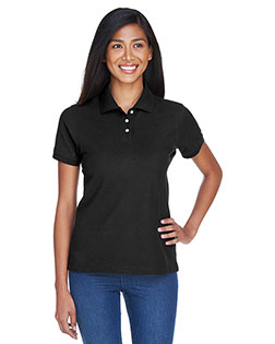 Devon & Jones Sport D112W Women Pima Pique Short-Sleeve Polo at GotApparel