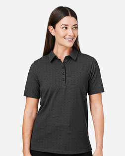 Devon & Jones DG101W Women's Crownlux Performance® Geo Polo at GotApparel