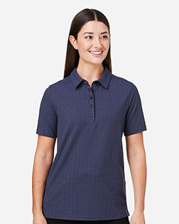 Devon & Jones DG101W Women's Crownlux Performance® Geo Polo at GotApparel