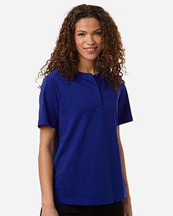 Devon & Jones DG102W Women's Seaton Pebble Textured Polo at GotApparel