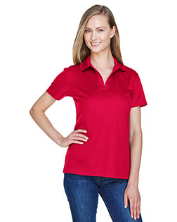 Devon & Jones DG20W CrownLux Performance Ladies 5.1 oz Plaited Polo at GotApparel