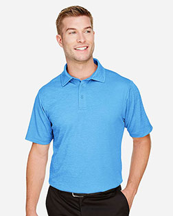 Devon & Jones DG22 CrownLux Performance Men 4.9 oz Address Melange Polo at GotApparel