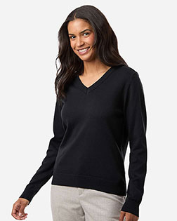 Devon & Jones DG445W Women's New Classics V-Neck Sweater at GotApparel