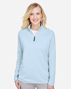Devon & Jones DG480W CrownLux Performance Ladies 8.7 oz. Quarter-Zip at GotApparel