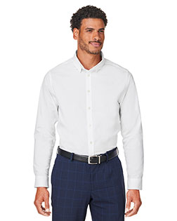 Devon & Jones DG505  CrownLux Performance® Men's Spencer Poplin Shirt at GotApparel