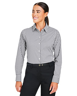 Devon & Jones DG536W CrownLux Performance® Ladies' Gingham Shirt at GotApparel