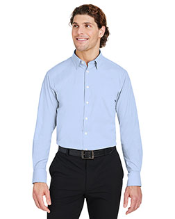 Devon & Jones DG537  CrownLux Performance® Men's Microstripe Shirt at GotApparel