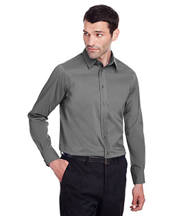 Devon & Jones DG560 Men Crown Collection Stretch Broadcloth Slim Fit Shirt at GotApparel